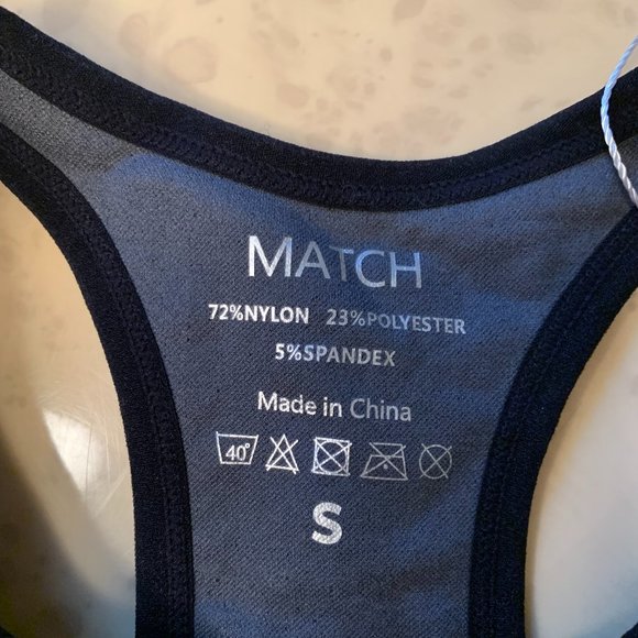 Match Size S Black Sports Bra - Picture 2 of 4